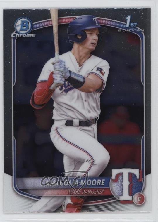 2025 Bowman Chrome Prospects Malcolm Moore #BCP-129 10uo