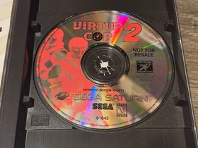 Virtua Cop 2 Sega Saturn Complete CIB Authentic Very Good Shape