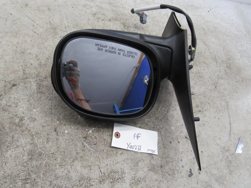 2000 Lincoln Navigator right passenger side door rear view mirror power memory - Image 3 of 4