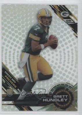 2015 Topps High Tek Pattern 2 Spiral/Dots Brett Hundley #112 Rookie RC fm0