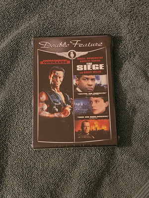 Commando / The Siege Double Feature(DVD) Denzel Washington WS NEW