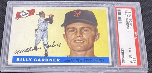 1955 Topps Billy Gardner #27 card