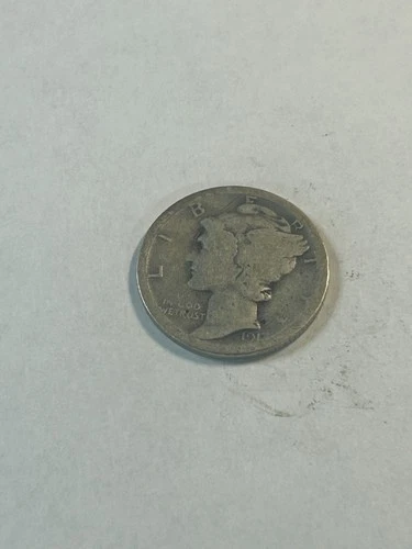 1917-P MERCURY DIME AG About Good $1.25 ebay Shipping L-15