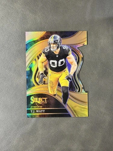 2023 Panini Select Football Club Level Die Cut Copper /299 TJ Watt #217 Steelers