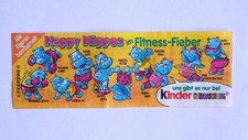Happy Hippos "Fitness-Fieber"  1990 Beipackzettel