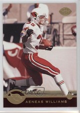 1996 Leaf Red with Gold Foil Aeneas Williams #124 HOF 0q3
