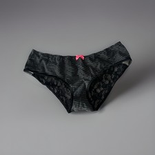 VINTAGE VICTORIA'S SECRET COTTON STRETCH RUCHED RARE LOW RISE PANTIES MEDIUM NEW