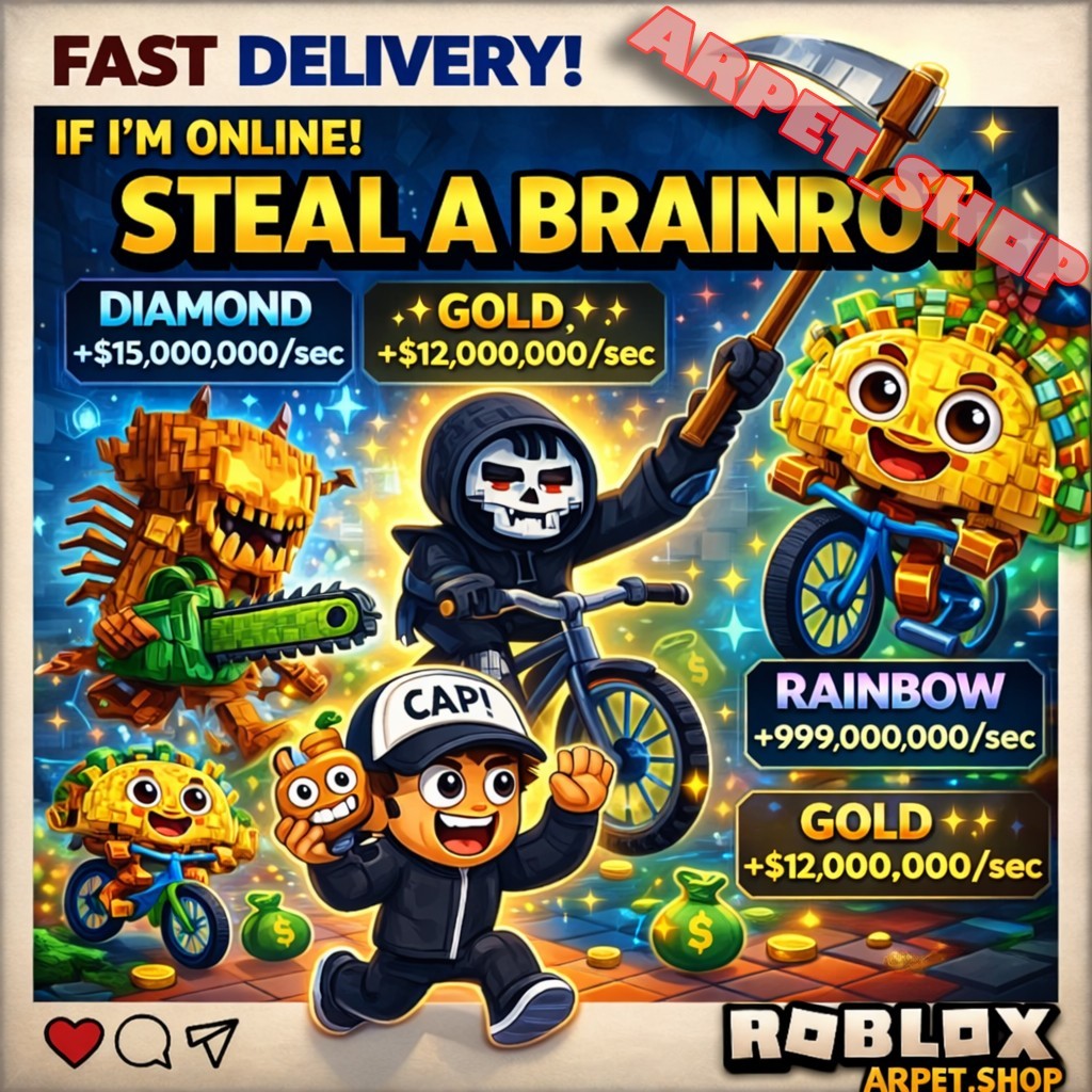 Roblox Steal A Brainrot ⭐ Secret Brainrots ⭐ Fast Delivery