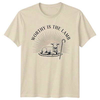 Würdig ist das Lamm T-Shirt Christlicher Glaube Religion Ostern Geschenk für Sie und Ihn