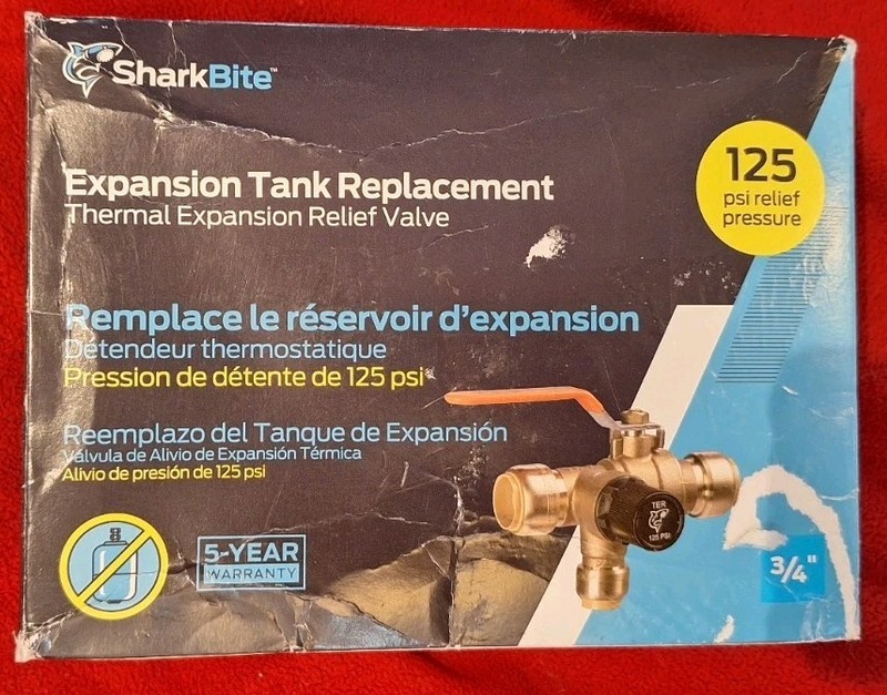 SharkBite 3/4 in. Brass Thermal Expansion Relief Valve, Open