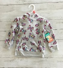 GARANIMALS Infant Toddler Girls Print Hoodie W/Front Pocket Multicolor 2T
