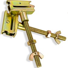 2 Pack E Track Spare Tire Holder Mount for X-Track Tie Down 2 Pack gold 