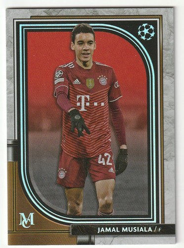 Jamal Musiala 2021-22 Topps Museum Collection UEFA #66 FC Bayern Munchen
