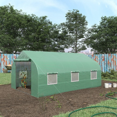 #ad #ad Greenhouse 12#x27; x 10#x27; x 7#x27; Large Portable Walk in Hot Green House Plant Gardening $107.08