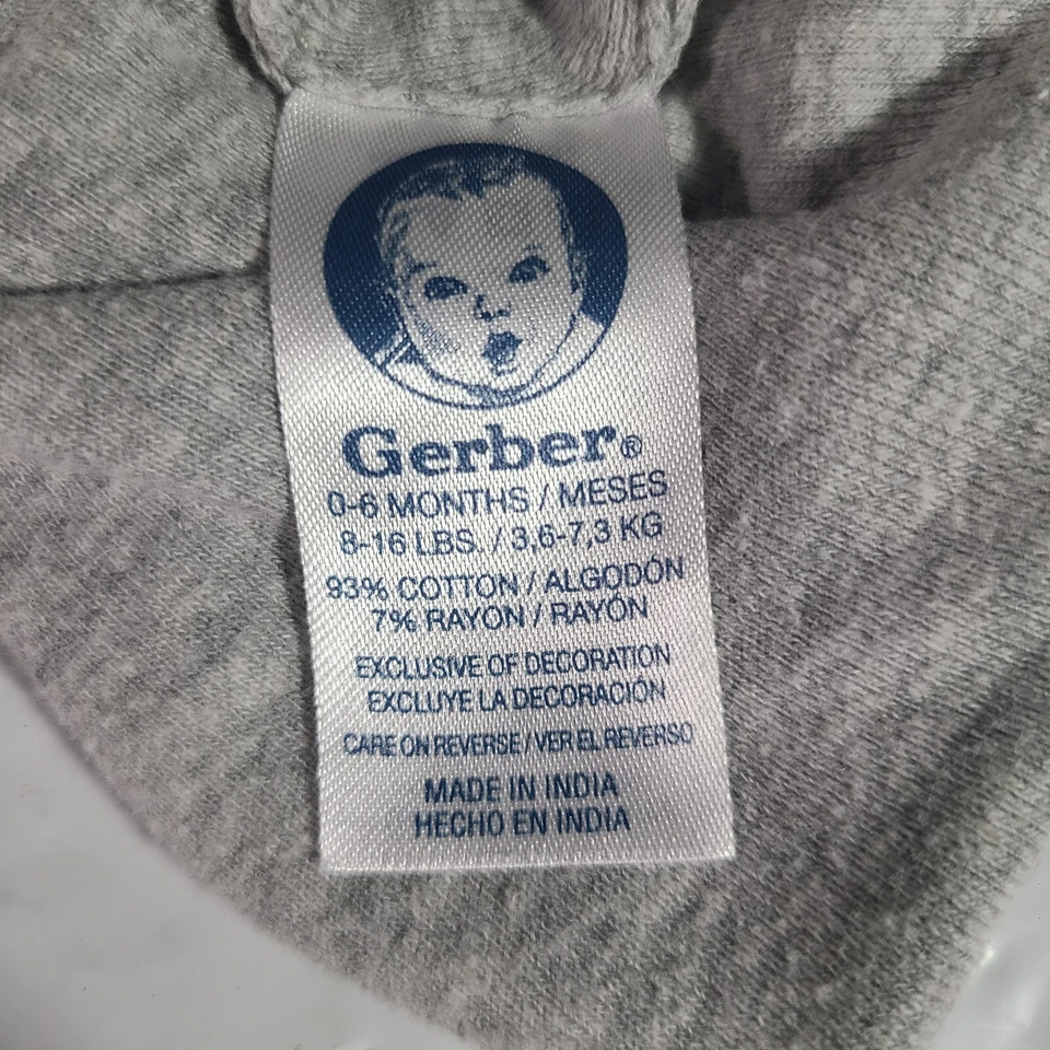 Gerber Baby Gray Beanie Hat w/ Car, Helicopter & Plane Sz 0-6 Mo (8-16 lbs) - Изображение 3 из 4