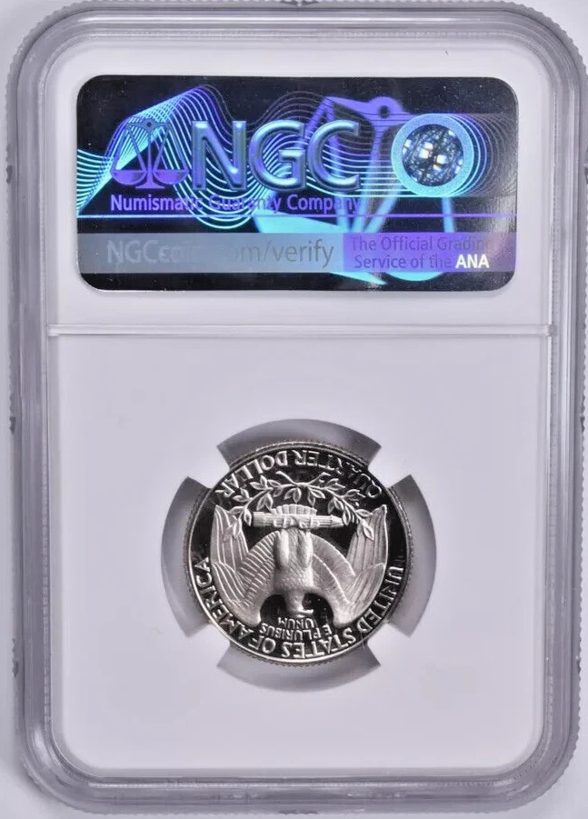 1980-S PF69 Ultra CAMEO Washington Quarter NGC Brown Special label - Image 2 of 2