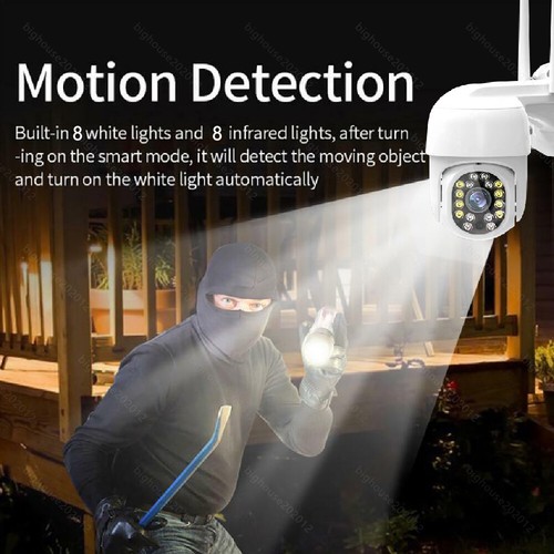 360° 1080P WIFI IP Camera Wireless Outdoor CCTV HD PTZ Smart Home Security Camer - Picture 10 of 12
