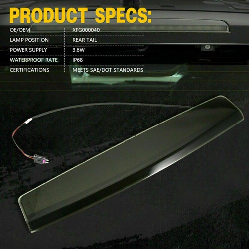 Tercera luz de freno LED techo trasero para Range para Rover L322 Vogue 2002-2012 NUEVO - Imagen 3 de 10