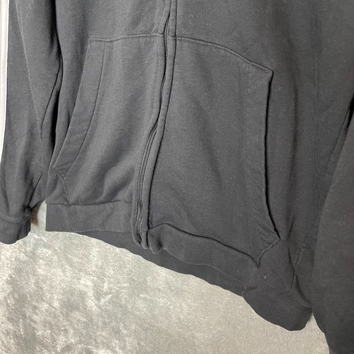 adidas Men Classic Essentials Logo 3 Stripes Full Zip Hooded Active Jacket XL* - Picture 5 of 9