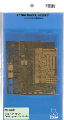Tetra Model Works 4X4 MRAP Photo Etch Details 1/35 025, For Kinetic Kit ST