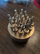 Fountain Nozzle Brass 3 Layers Adjustable Watering Sprayer Pond Sprinkler