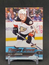 2016-17 UPPER DECK YOUNG GUNS #495 JACOB LARSSON RC ROOKIE ANAHEIM DUCKS