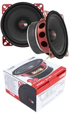 4" 100 Watt RMS 8-Ohm Midrange Pro Car Audio Loudspeaker Pair PRO-X4M DS18