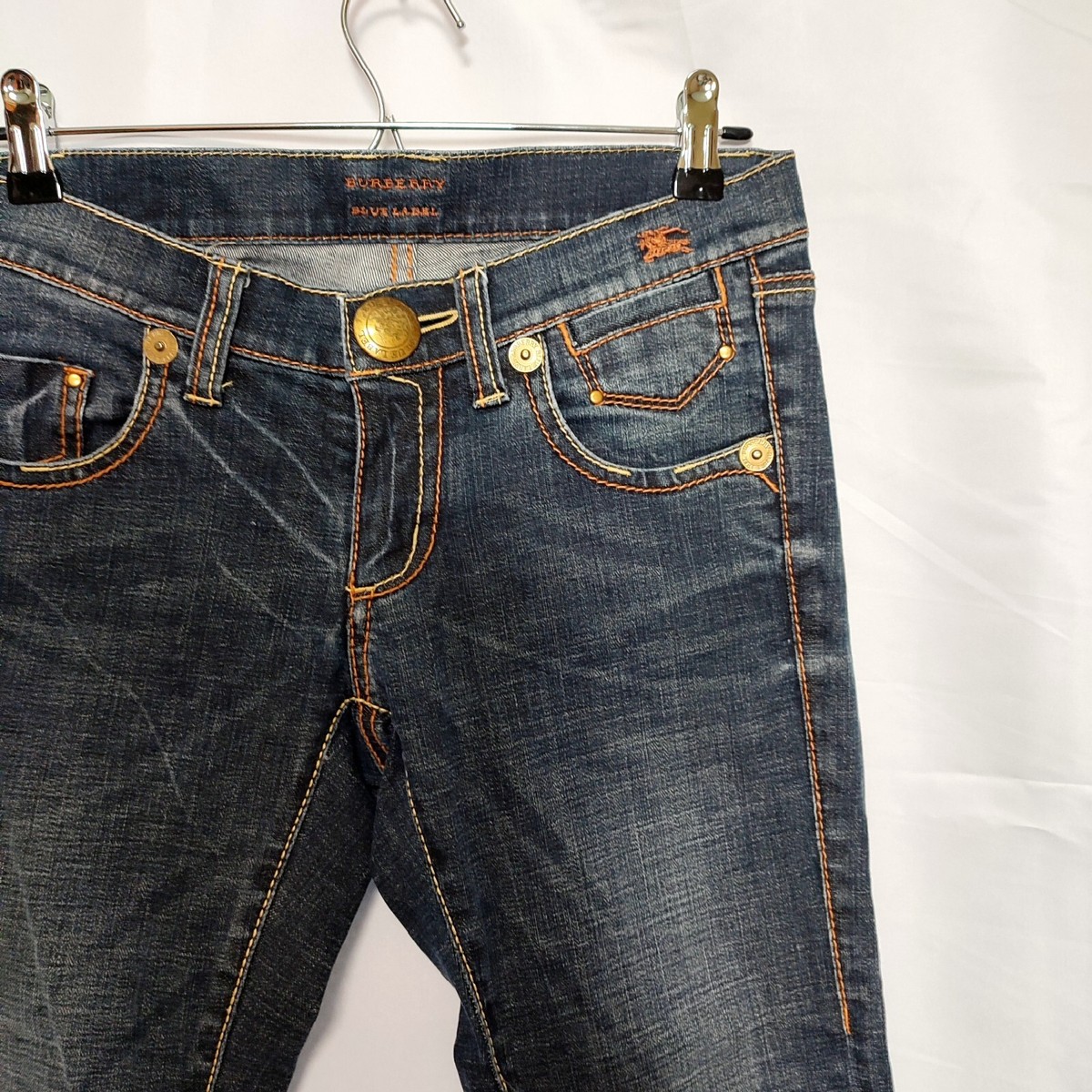 バーバリーブルーレーベル 72-5 Burberry Blue Label Size 25 Women's 7' Length Japanese