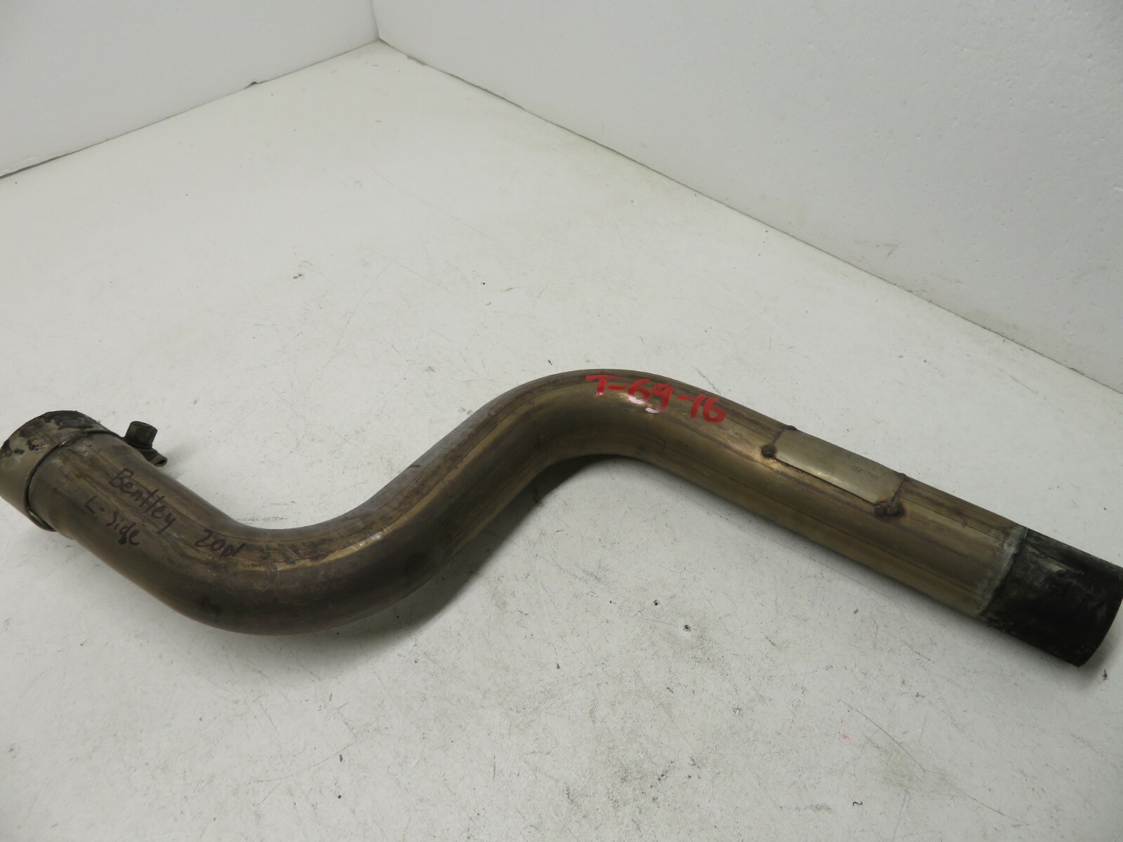 1999-2004 BENTLEY ARNAGE 6.75L RWD LEFT DRIVER SIDE PIPE EXHAUST HOSE LINE OEM