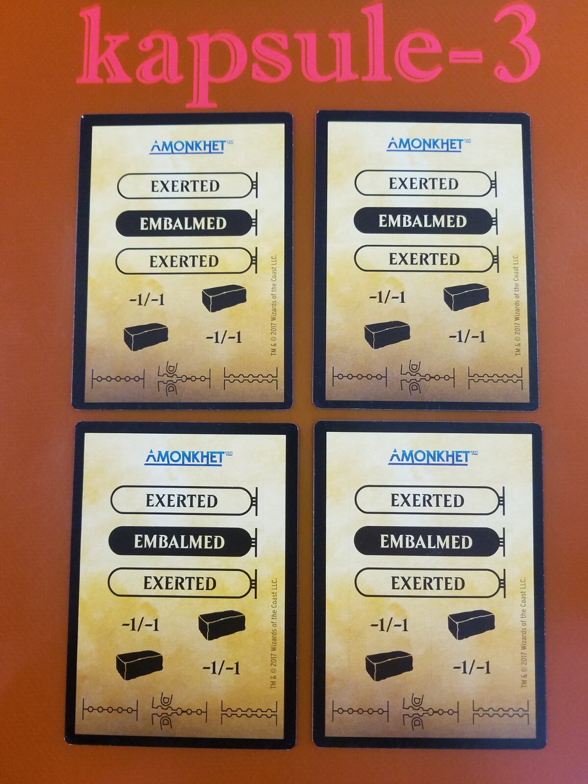 4x Punch Card (LP-NM) | TOKEN | Amonkhet | MTG Magic Cards