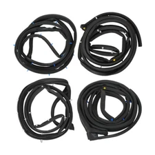 LABLT Door Weatherstrip Seal For 2002-2006 Honda CR-V 4-Door Black Rubber 4PCS