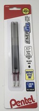 Pentel EnerGel Refills NEEDLE Tip 0.3MM Liquid Gel Ink BLACK EXTRA FINE 26566