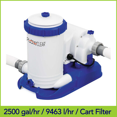 pool pump flowclear filter ground bestway above cartridge source visit site