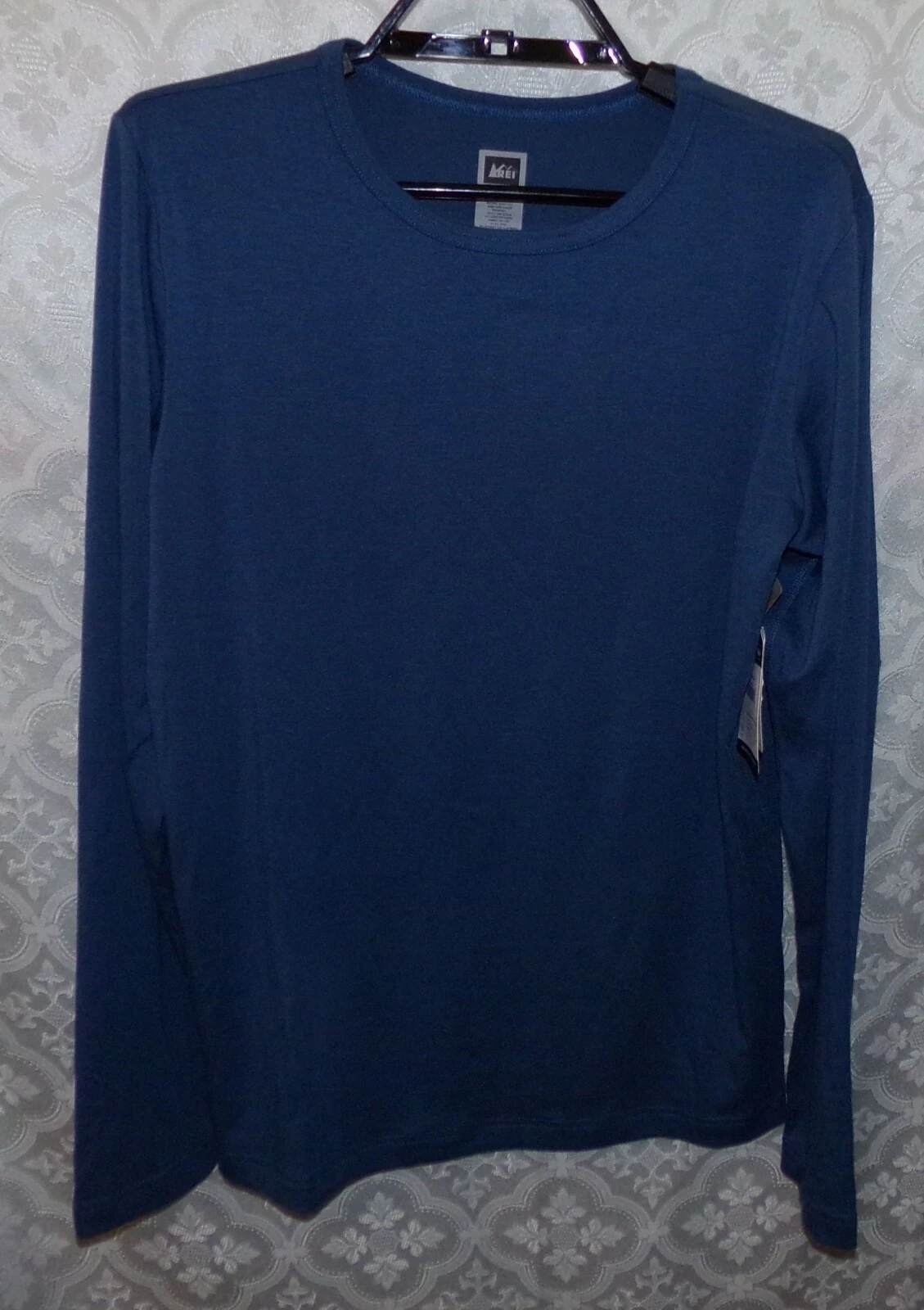 REI Kids XL 18 Blue Pullover Top Shirt UPF 50+ Sun Protection New Base Layer mid