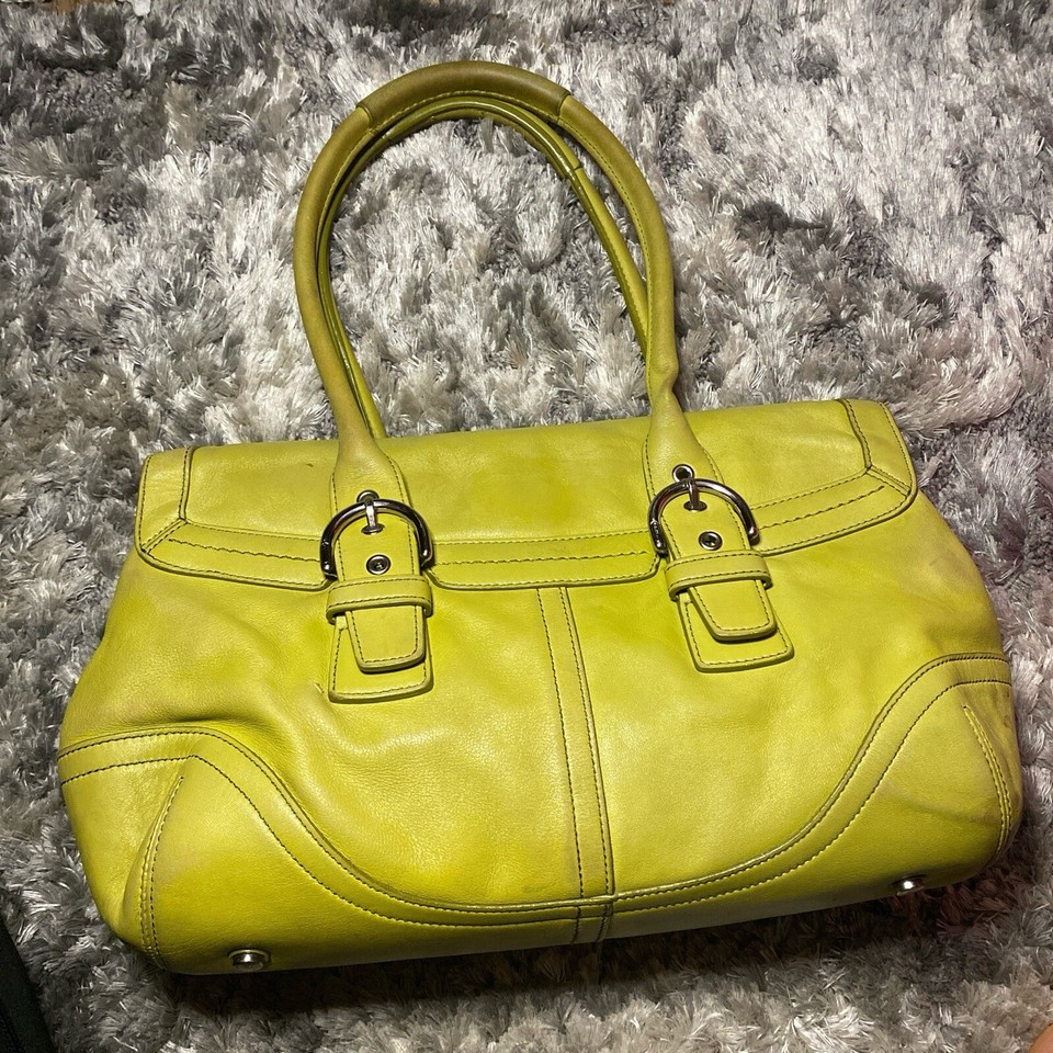 Coach 9636 Hapmton Shoulder Green Bag eBay