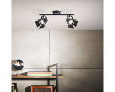 LED Deckenspot 2x5W 2x345 lm 2700 K B 39 cm schwarz