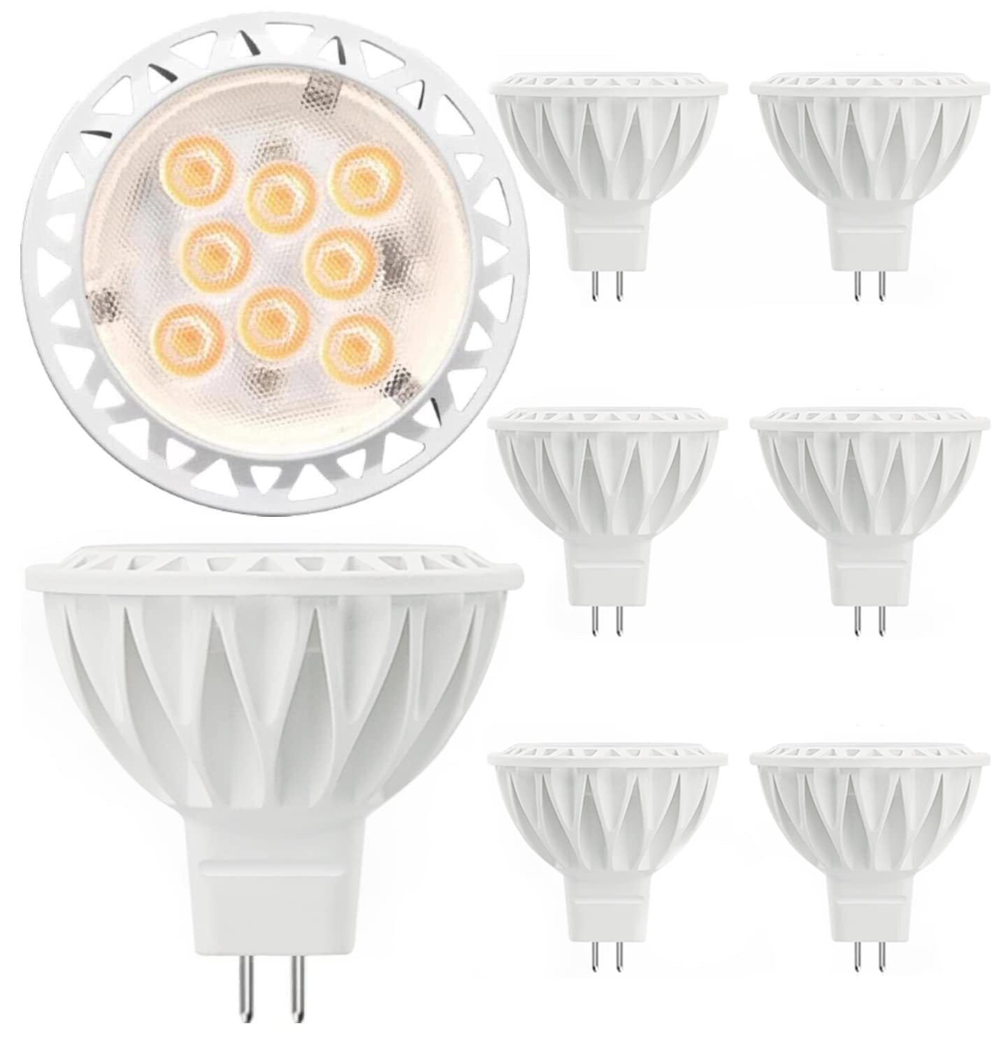 MR16 LED Bulbs 50W Halogen Equivalent Landscape Light Bulbs, 2700K Warm White...