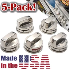 5PCS Gas Range Knob Replacement for LG EBZ37189611 Compatible with LG LRG30355ST