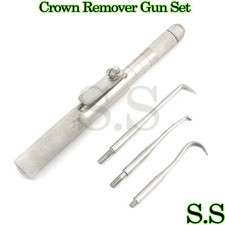 Crown Remover Gun Set Dental Surgical Instruments 3 pt