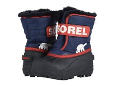 SOREL Z5653 Toddler Blue/Red Snow Commander Waterproof Insulated Boots Size 8M