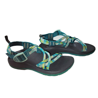 オパール CHACO ZX/1 Ecotread Kids Sandals in Puzzle Opal PAttern - Youth