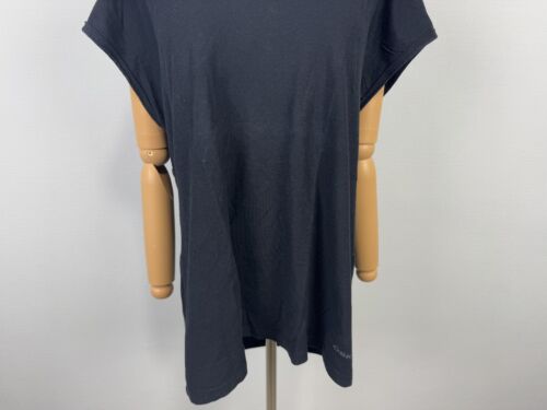OSKA Black Lightweight Sleeveless Stretch Comfort Summer Cotton Hemp Blouse Sz 2 - Picture 3 of 17