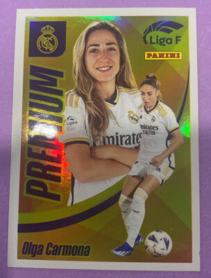  2023-24 OLGA CARMONA PREMIUM PARALLEL La Liga F Damen REAL MADRID PANINI  