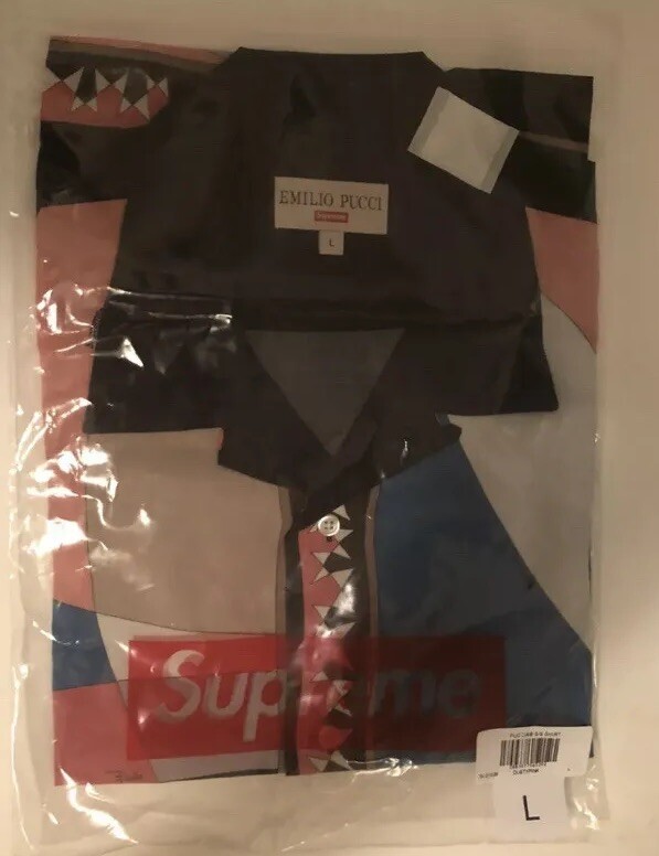 Supreme Emilio Pucci Dusty Pink Shirt Large SS21 Shirt RARE New