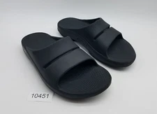 Oofos Ooahh Women's Size 10 Recovery Slip On Slide Sandals Black