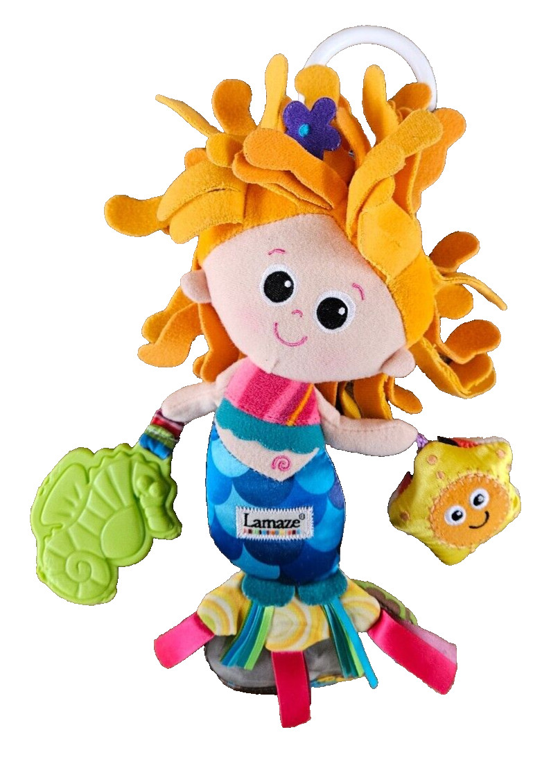 Lamaze Merina the Mermaid Easy Clip Baby Toy 10 inch Activity Stroller Car Seat