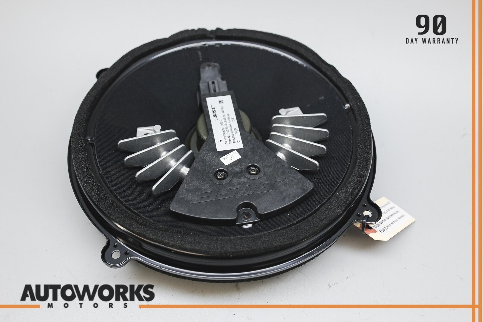 03-13 Maserati Quattroporte M139 Rear Sub Woofer Subwoofer Speaker Bose OEM
