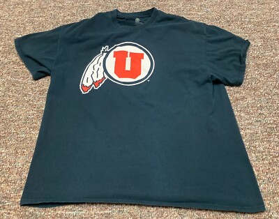 University of Utah Utes Fahrenheit 212 T Shirt Mens XL Black 