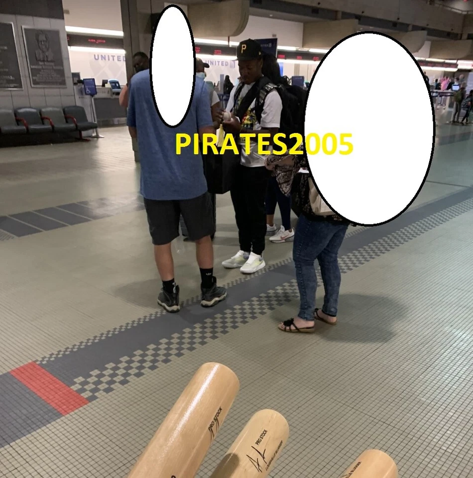 TERMARR JOHNSON SIGNED LOUISVILLE SLUGGER BAT PITTSBURGH PIRATES 2022 JSA COA - Image 3 of 3