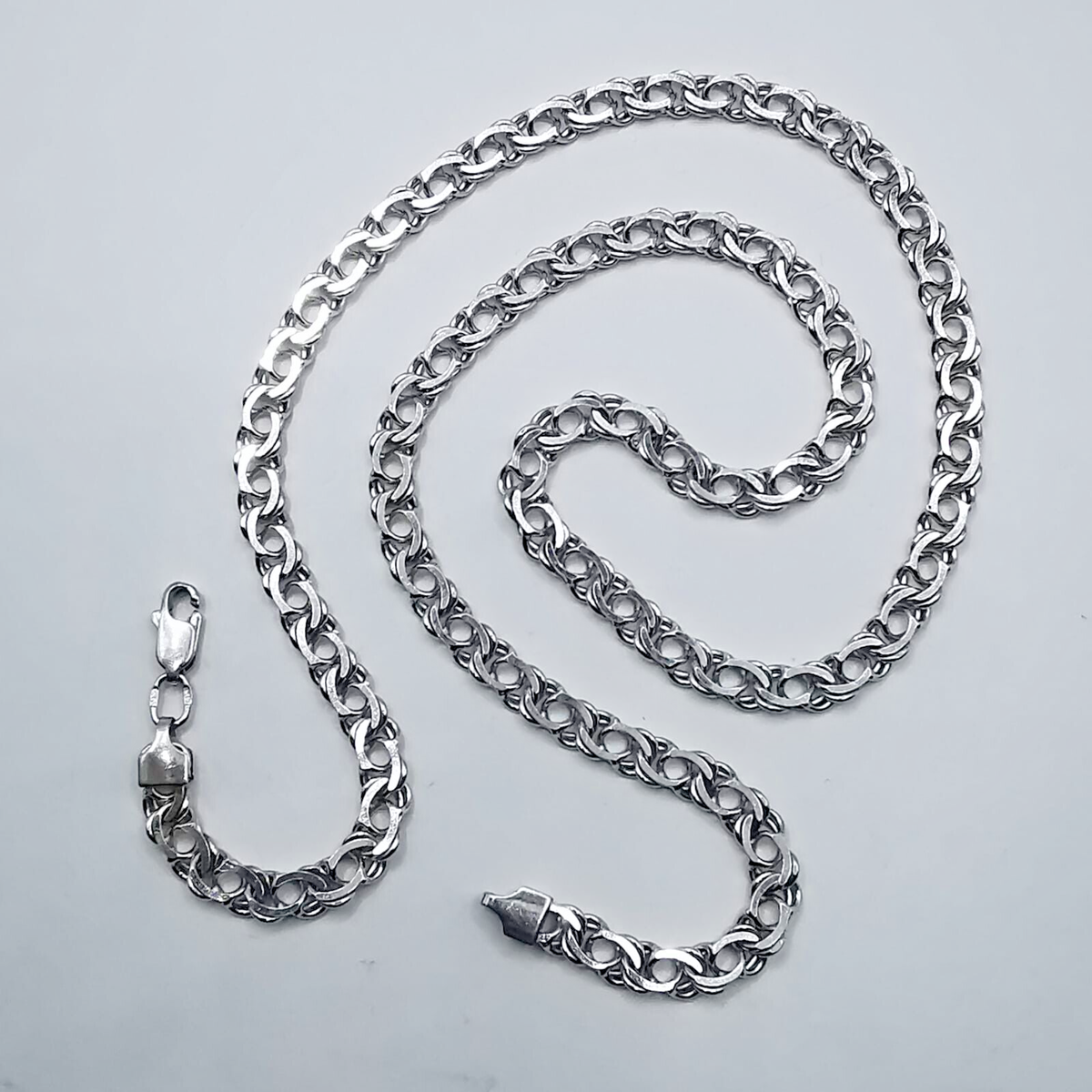 アクセサリー Silver 925 Swedge Chain Necklace Vintage Vintage 925 Sterling Silver Chain Necklace, Signed Fine Jewelry | eBay